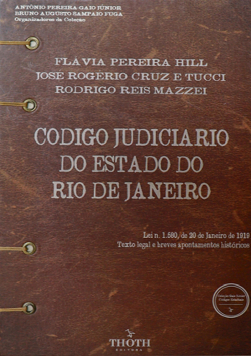 Codigo Judiciario do Estado do Rio de Janeiro - Versão Artesanal