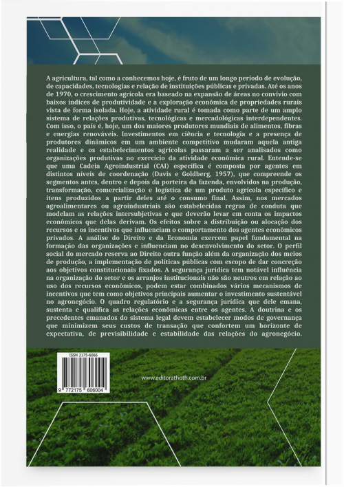 Revista Brasileira de Direito do Agronegócio – RBDAgro - V.3, 1º semestre/2020