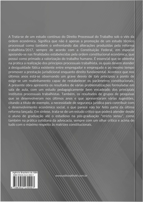 Direito processual do trabalho e a ordem econômica: reforma trabalhista e o direito fundamental de acesso à justiça