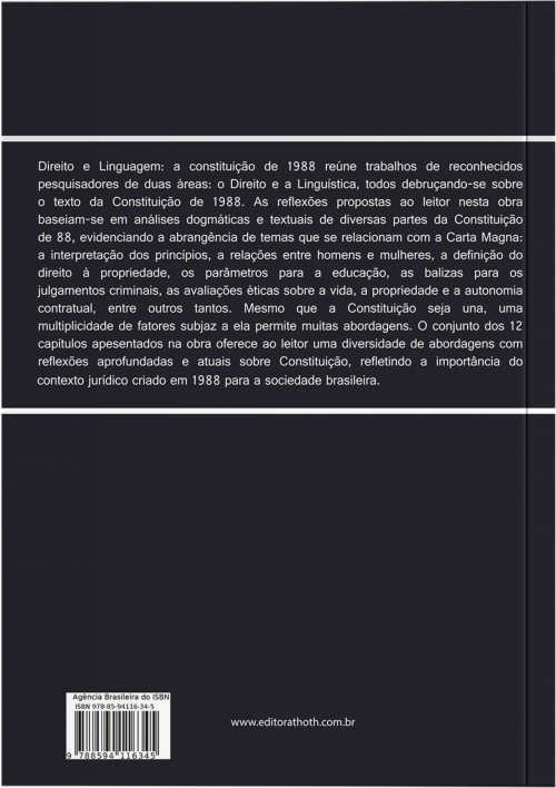 Direito e linguagem: a Constituição e 1988