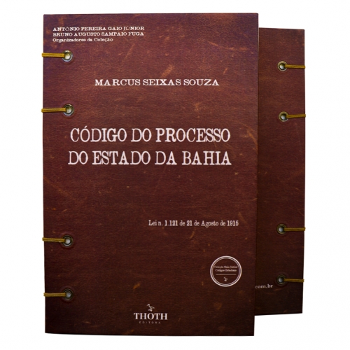 Código do Processo do Estado da Bahia - VERSÃO COM ENCADERNAÇÃO ARTESANAL