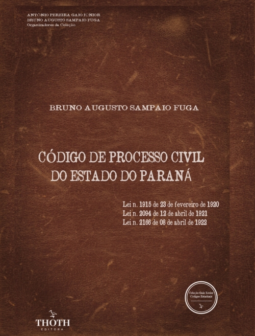 Código de Processo Civil do Estado do Paraná - Versão comum
