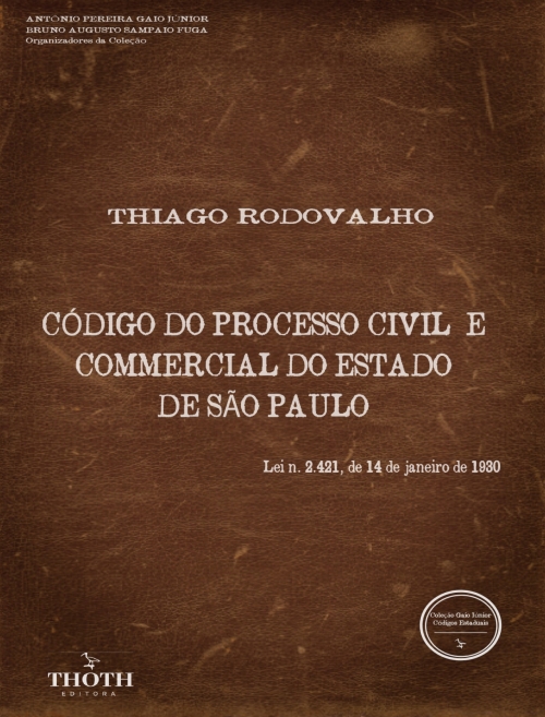 Código do Processo Civil e Commercial do Estado de São Paulo - Versão Comum