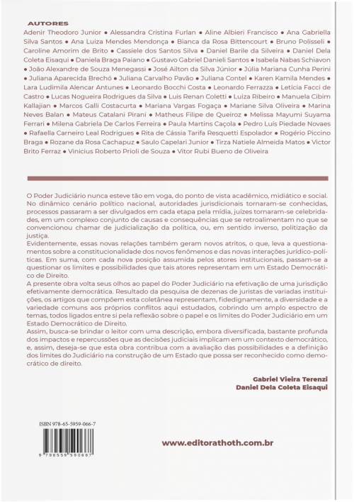 Poder Judiciário e Estado de Direito Limites e Possibilidades para uma Jurisdição Democrática Vol. II