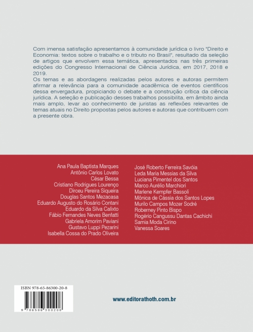 Direito e Economia: o trabalho e o tributo no Brasil