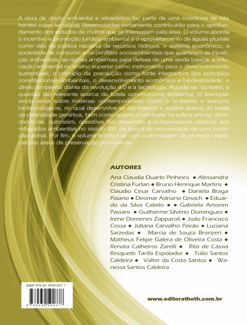 Coletânea Temas Contemporâneos de Direito Ambiental e Urbanístico: O Direito Ambiental no Século XXI