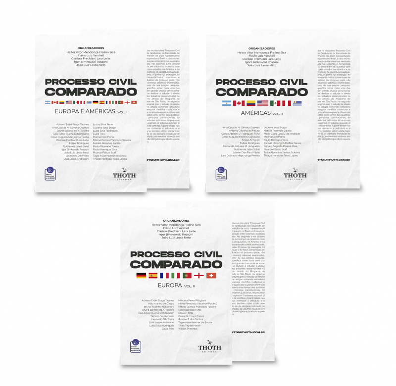 Editora Thoth - Processo Civil Comparado: Europa - Vol. III